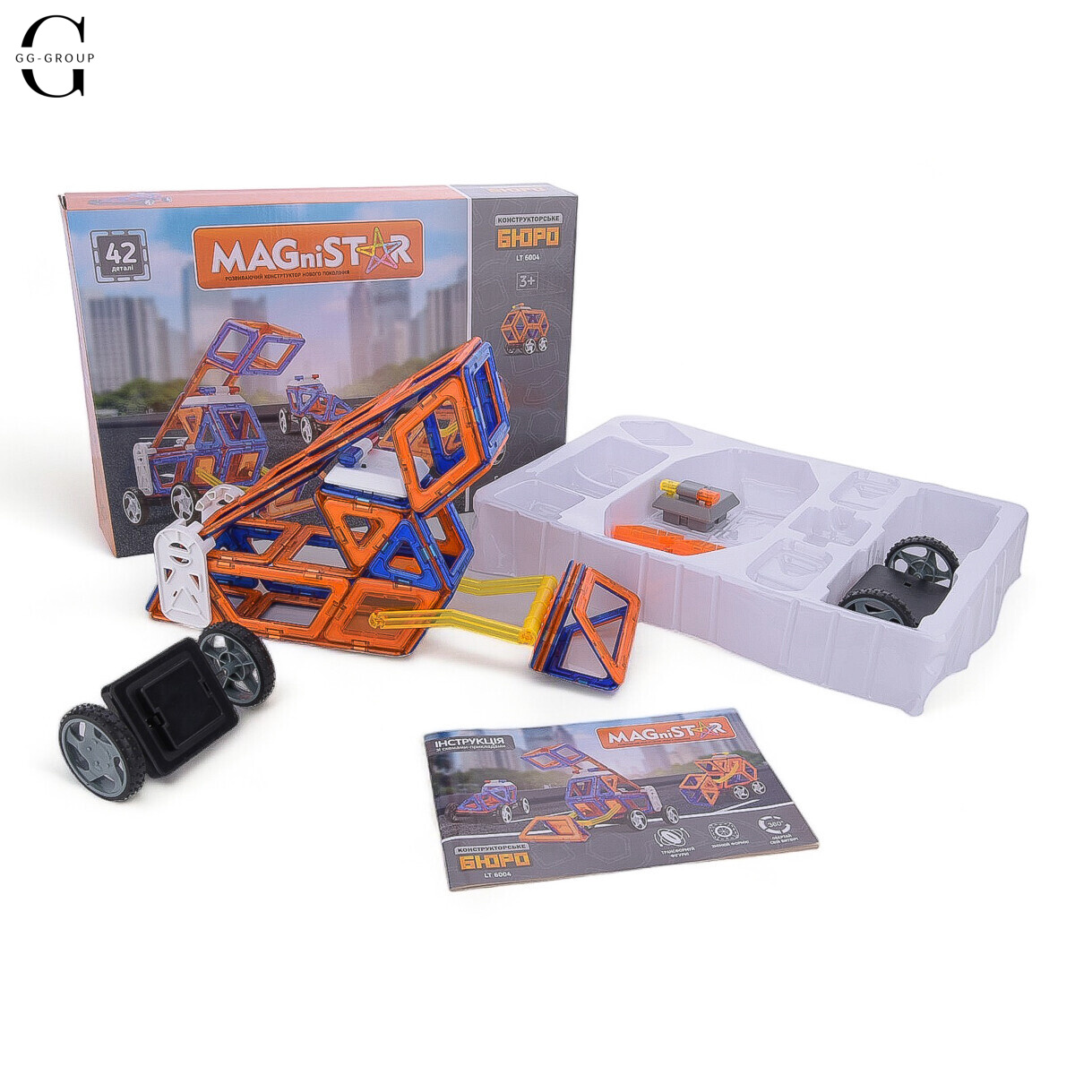 Магнитный конструктор Magnit/Magical/LIMO TOY 72 деталей